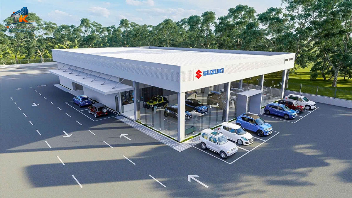 Showroom ô tô hiện đại